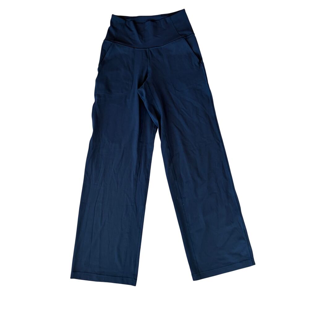 Lululemon Navy Blue Align High-Rise Wide-Leg Pant Womens Size 6